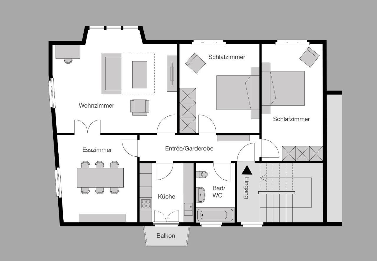 شافهاوزن City Stay Furnished Apartments - Fasenstaubstrasse المظهر الخارجي الصورة